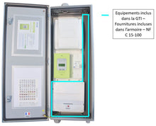 Charger l&#39;image dans la galerie, GAINE TECHNIQUE IRVE (GTI) - ARMOIRE FERMEE POUR COMPTAGE ENEDIS &amp; TABLEAU ELECTRIQUE POUR PLACE DE STATIONNEMENT OUVERTE
