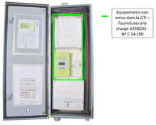 Charger l&#39;image dans la galerie, GAINE TECHNIQUE IRVE (GTI) - ARMOIRE FERMEE POUR COMPTAGE ENEDIS &amp; TABLEAU ELECTRIQUE POUR PLACE DE STATIONNEMENT OUVERTE
