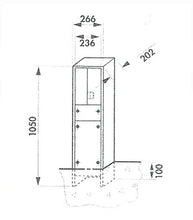 Charger l&#39;image dans la galerie, PROTECTION COFFRET CIBE ou SIMPLE S22 avec façade - Accès facile
